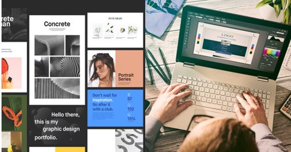 how to create a portfolio website for graphic designers