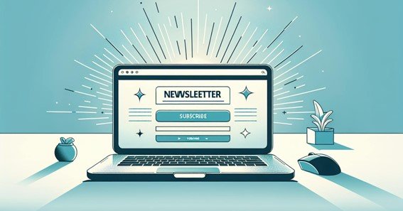 how to create a website for a subscription newsletter